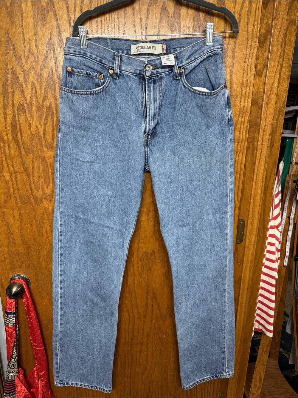 Levi's Women's Straight Leg Jeans — Medium Blue Denim